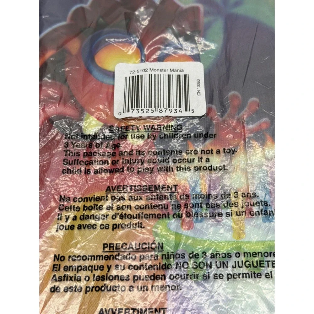 Creative Converting Monster Mania Printed Plastic Tablecover 54x108 Birthday